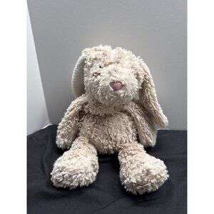 Plush Bunny Rabbit Toy Beige 14" Manhattan Toy Co With Floppy Ears Soft Fur Whit